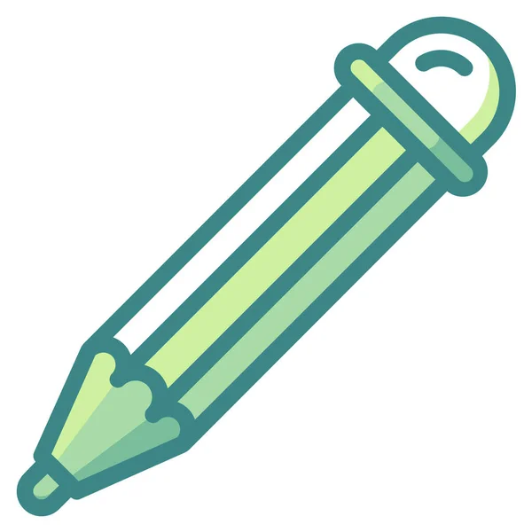 2016 Education Material Office Icon Filled Outline Style — 스톡 벡터