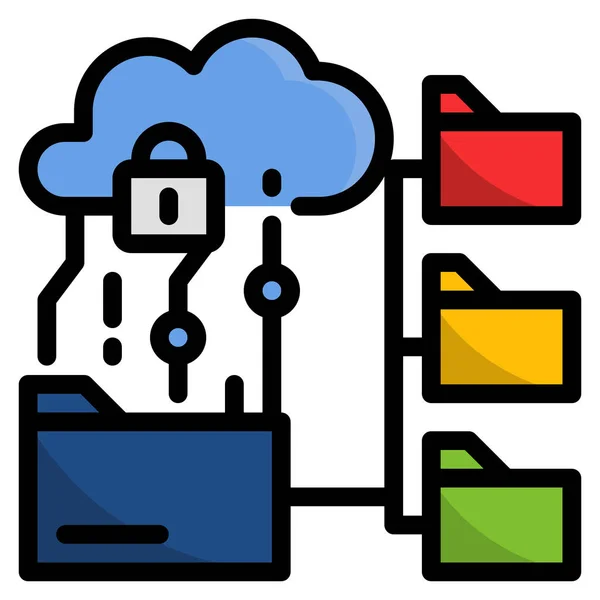 Anlytics Data Digital Icon Business Management Category — 图库矢量图片