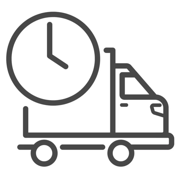 Delivery Logistics Shipping Icon Outline Style — Stock Vector