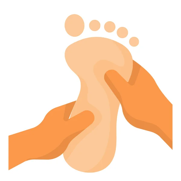 Foot Massage Relaxation Icon — Stock Vector