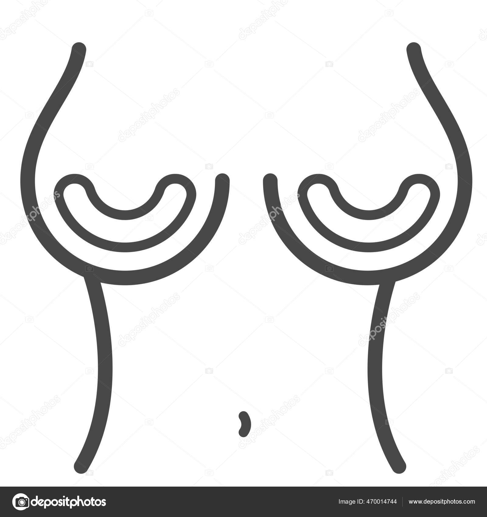 Beauty Breast Clinic Icon Outline Style Stock Vector by ©iconfinder  470014744