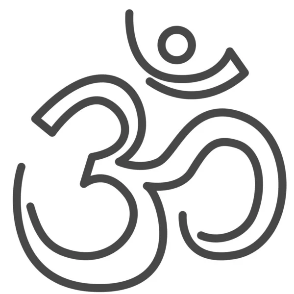 Глибока Індуїстська Ікона Дівалі Стилі Контур — стоковий вектор