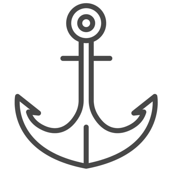 Anker Marine Nautische Ikone — Stockvektor