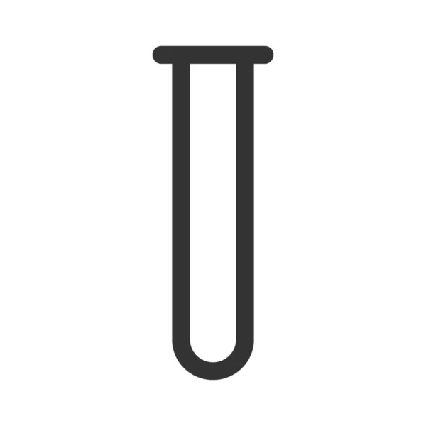 Prázdné Prázdné Vědecké Ikony Jednolitém Stylu — Stockový vektor