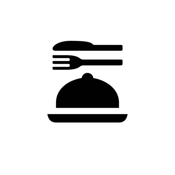 Amenities Room Service Icon Solid Style — Stock Vector