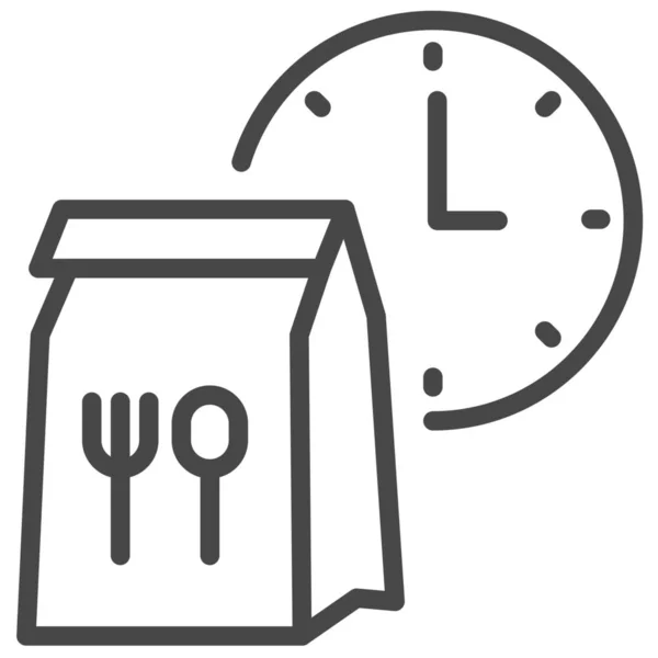 Ikona Dostawy Żywności — Wektor stockowy