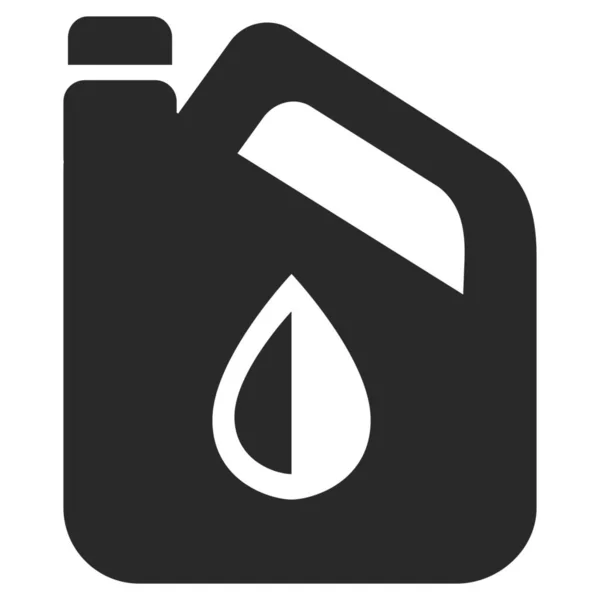 Icono Lleno Combustible Energético Estilo Sólido — Archivo Imágenes Vectoriales