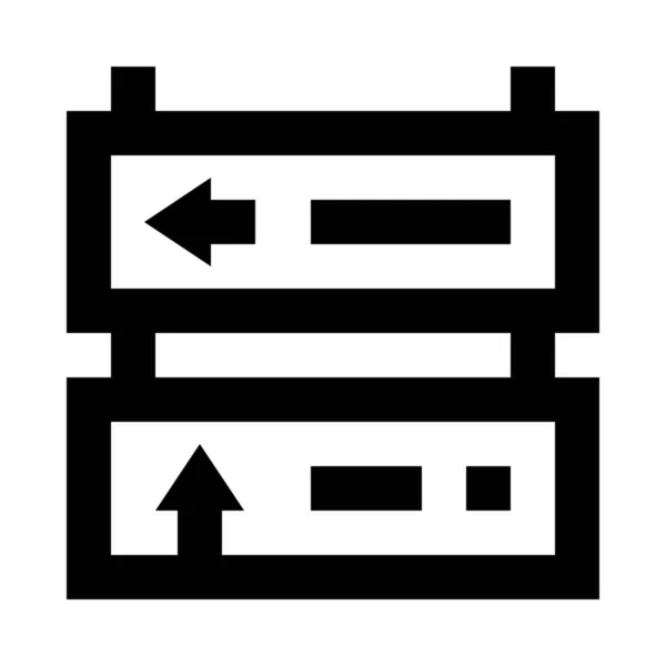 Navigationsleiste Flughafen — Stockvektor