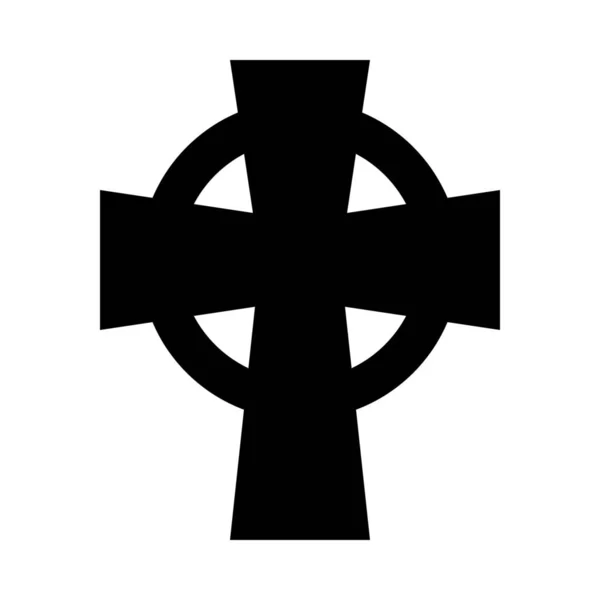 Icône Croix Celtique Ireland — Image vectorielle