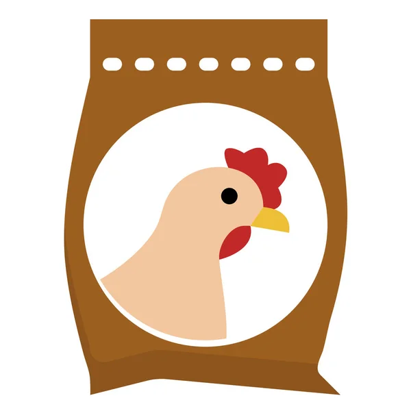 动物养鸡场图标 — 图库矢量图片