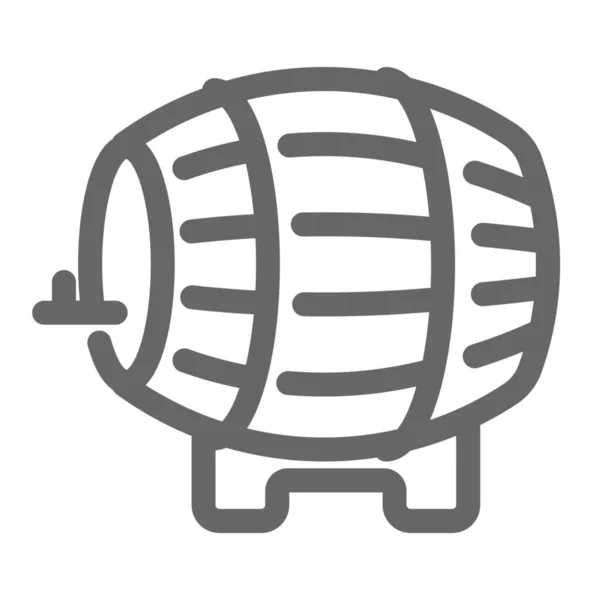 Икона Алкогольного Пива Стиле Наброска — стоковый вектор