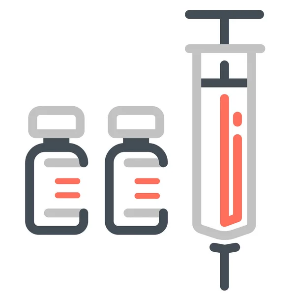 Médecine Épidémie Pandémie Icône Dans Style Contour — Image vectorielle