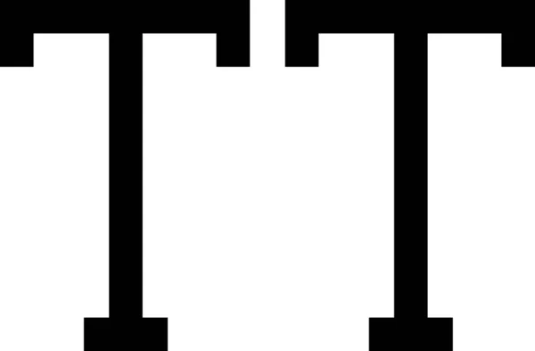 Έντονη Μορφή Italic Εικονίδιο Στυλ Περίγραμμα — Διανυσματικό Αρχείο