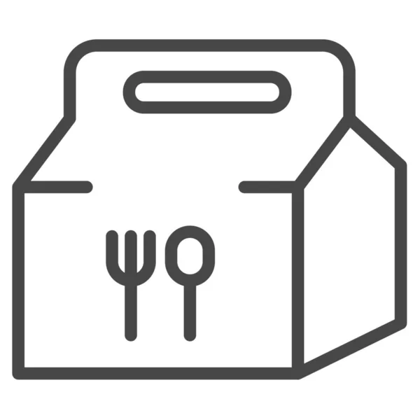 Значок Коробки Доставки Їжі — стоковий вектор