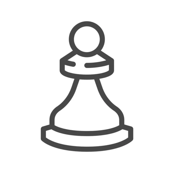 Στρατηγική Εικόνα Παιχνιδιού Σκακιού — Διανυσματικό Αρχείο