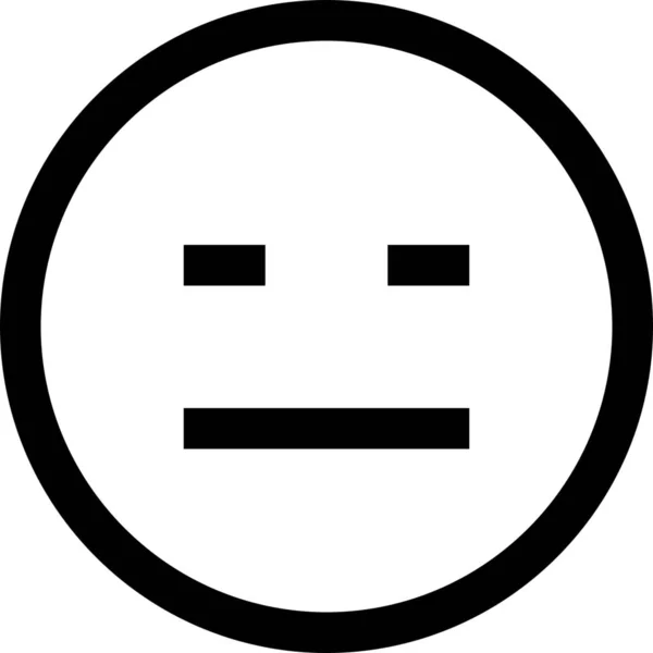 Avatar Chat Emotion Icon Stylu Osnovy — Stockový vektor