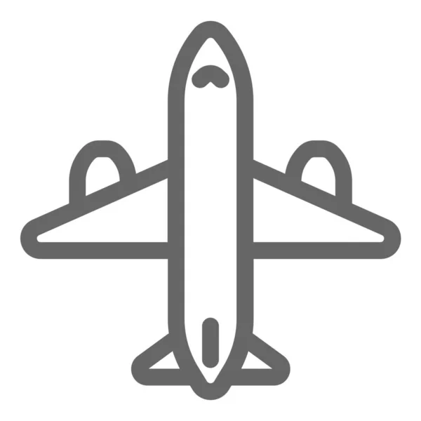 Airplane Plane Transport Icon — Stock Vector