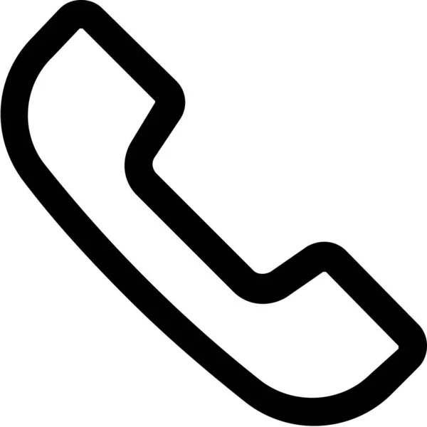 Busy Call Hold Icon Outline Style — стоковый вектор