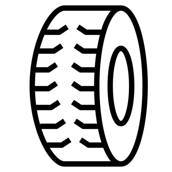 Icono Resistencia Presión Del Coche Estilo Esquema — Archivo Imágenes Vectoriales