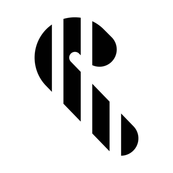 Zuckerrohr Karamell Symbol — Stockvektor