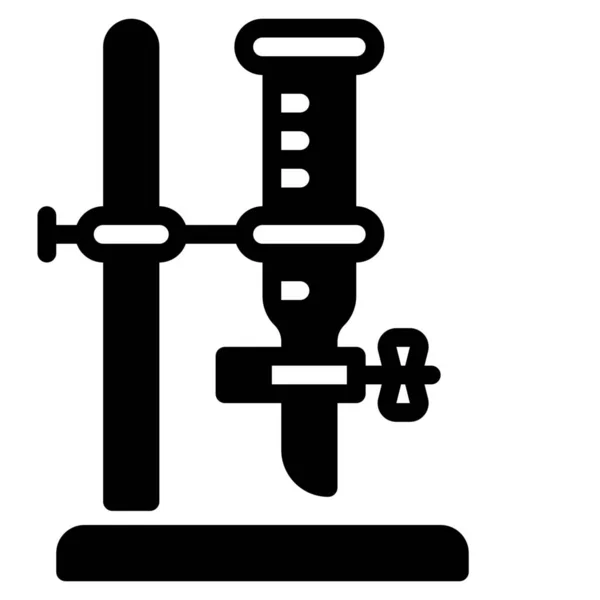Ikona Chemie Byrety — Stockový vektor