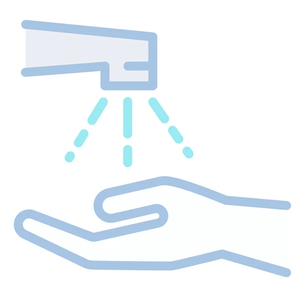 Χέρι Υγιεινής Εικονίδιο Στυλ Περίγραμμα — Διανυσματικό Αρχείο