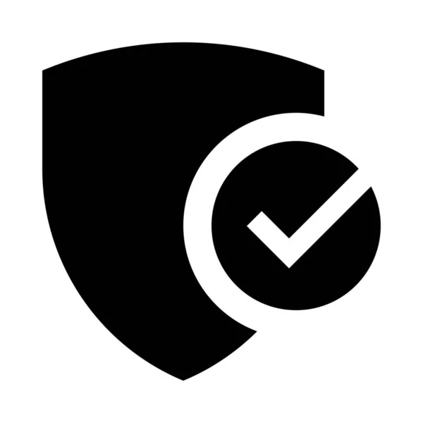 Security Protection Shield Icon — Stock Vector