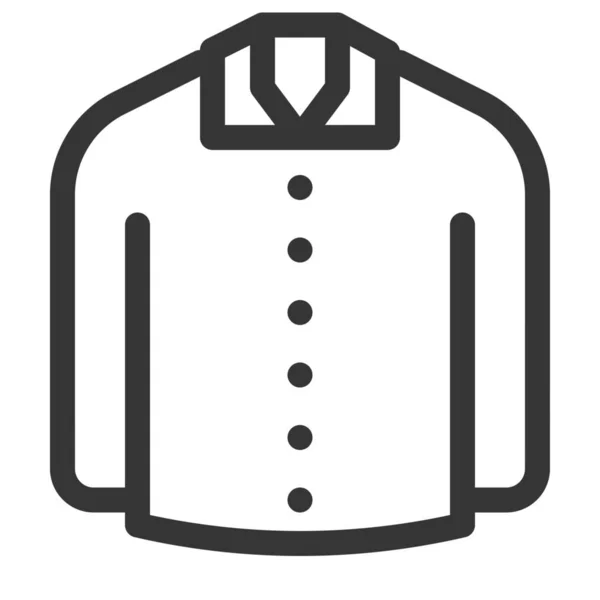 服装造型风格的服装图标 — 图库矢量图片
