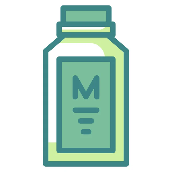 Drank Fles Drank Pictogram — Stockvector