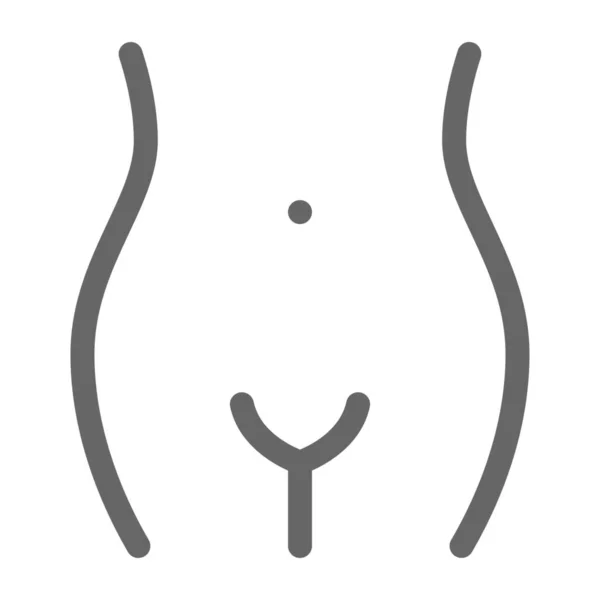 Female Uterus Vagina Icon — Stockvector