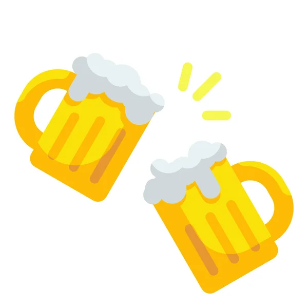 Alcohol Cerveza Bebida Icono — Vector de stock