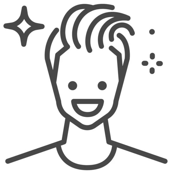 Fue Hair Growth Icon — Stockvektor