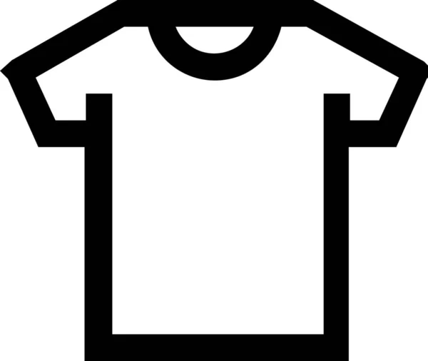 Clothes Clothing Dress Icon Outline Style — Stock Vector