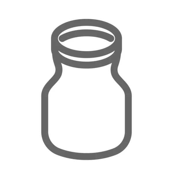 Symbol Für Joghurt Milchgeschmack — Stockvektor