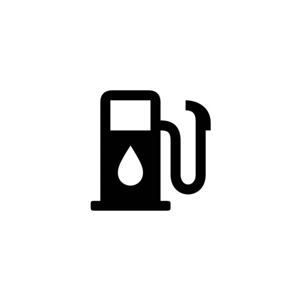 Fossil Fuel Transport Icon Solid Style — Stock Vector