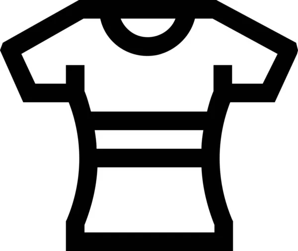 Clothes Clothing Dress Icon Outline Style — Stock Vector