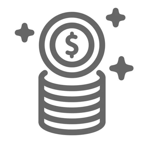 Bitcoin Coin Icône Finance — Image vectorielle