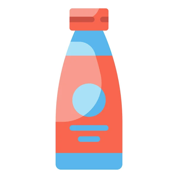 Aqua Bottle Drink Icon — Stock Vector