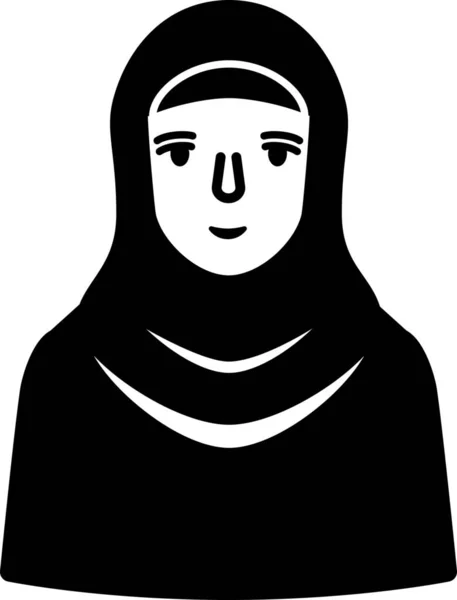 Árabe Emirates Islam Icono Estilo Sólido — Vector de stock