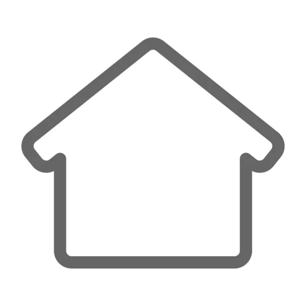 房屋基本家庭图标 — 图库矢量图片