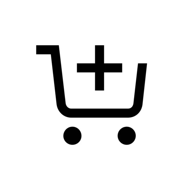 Cart Commerce Icon Outline Style — Stock Vector