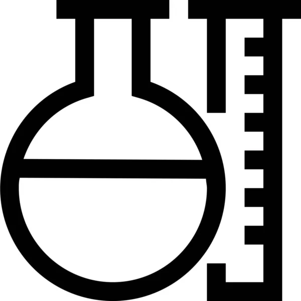 Ikona Odkrycia Biologii Stylu Zarysu — Wektor stockowy