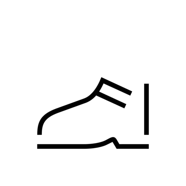引导服装鞋类图标在轮廓风格 — 图库矢量图片