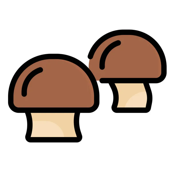 香菇蘑菇图标 — 图库矢量图片
