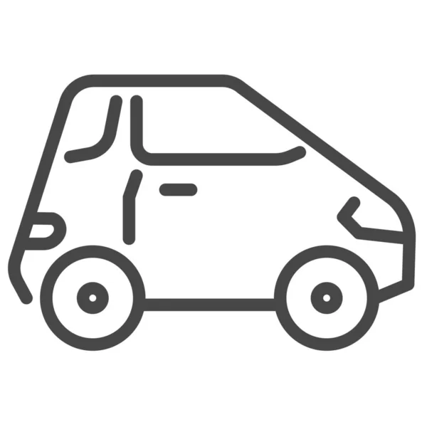 Carro Cidade Carro Eco Carro Ícone Estilo Esboço —  Vetores de Stock