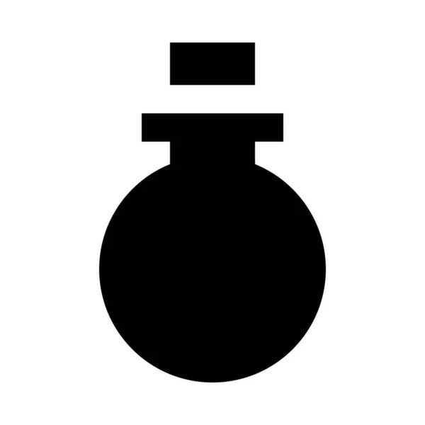 Chimie Cosmétique Flacon Icône — Image vectorielle