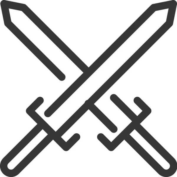 Crossed, swords icon - Download on Iconfinder on Iconfinder