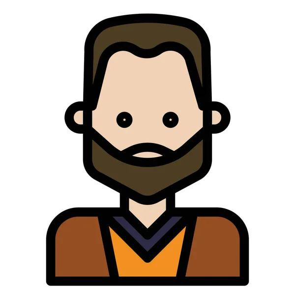 Bearded Man Avatar Icon Graphic by nangkonostudio · Creative Fabrica