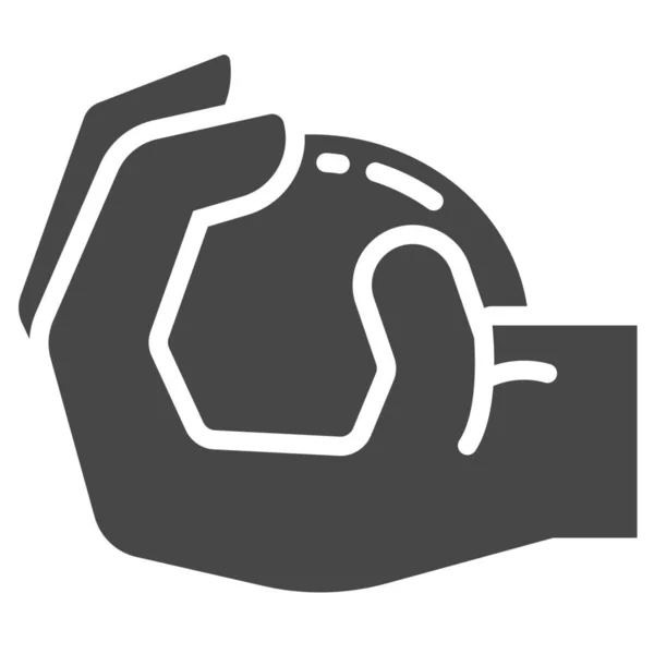 Controle Mão Ícone Físico — Vetor de Stock