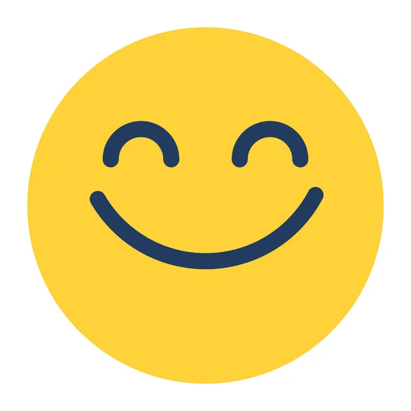 Emoticon Icona Emoji Icona Emotiva Nella Categoria Avatar — Vettoriale Stock